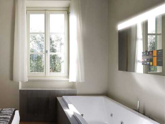 lighting mirror tv