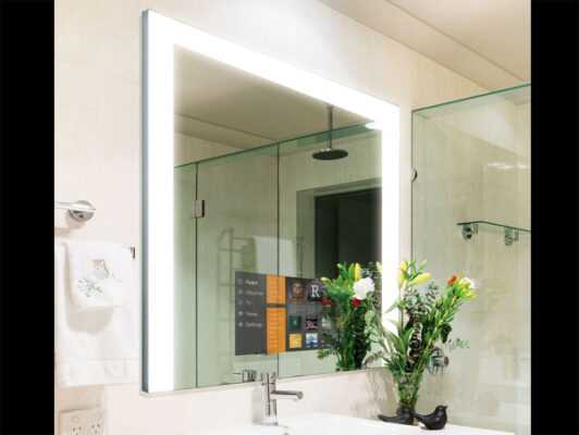 lighting mirror tv
