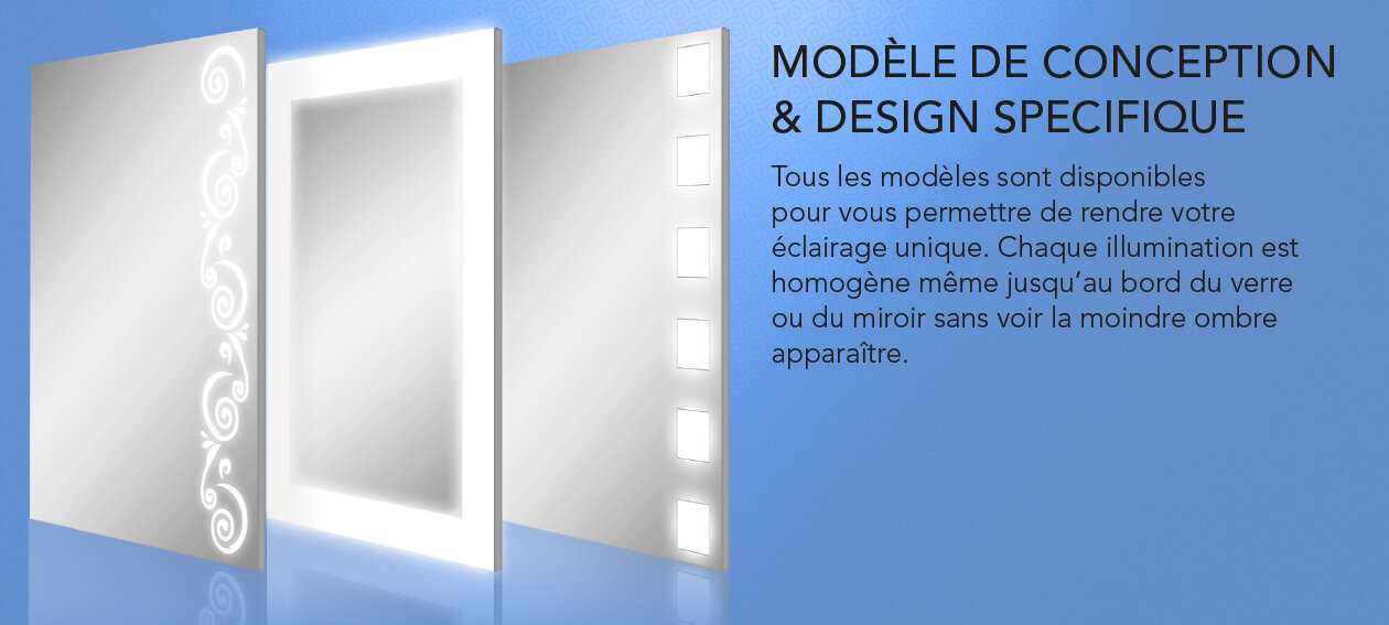 éclairage pour miroir TV