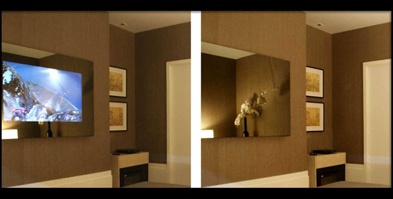 Miroir télé résidentiel