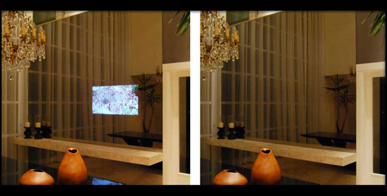 Miroir télé résidentiel