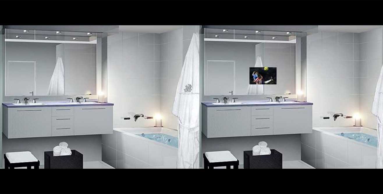 Miroir télé résidentiel