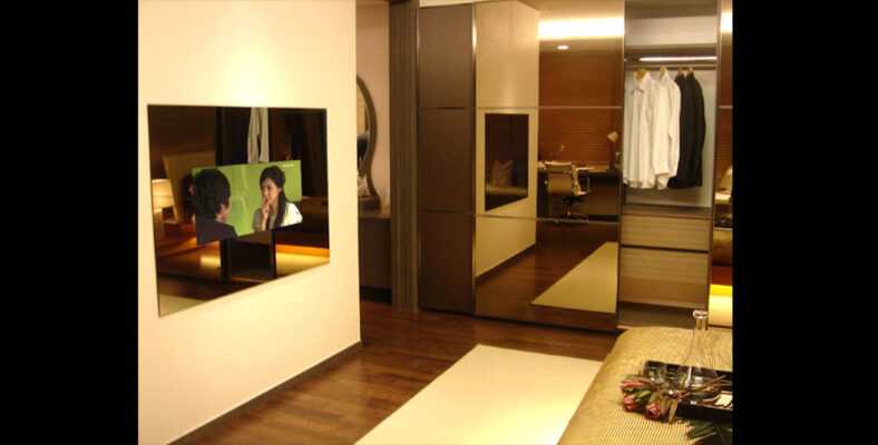 écran miroir pour chambre hotel