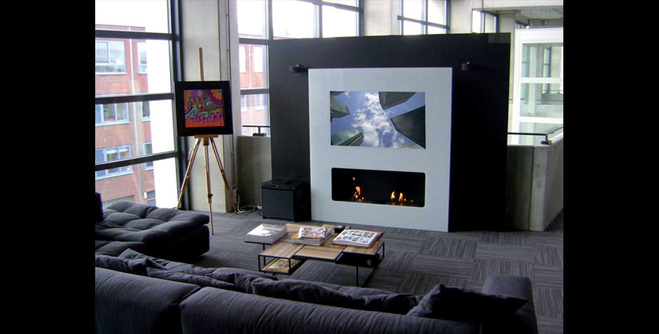 Miroir télé résidentiel