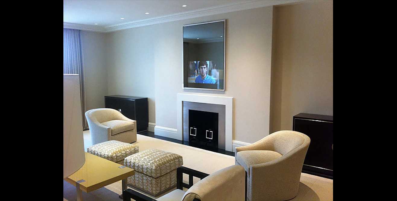 miroir télé de salon