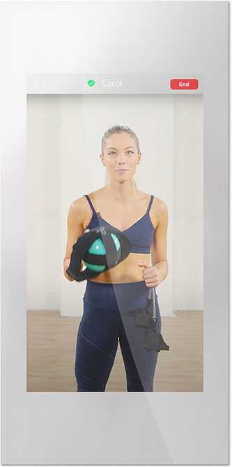Miroir pour salle de sport